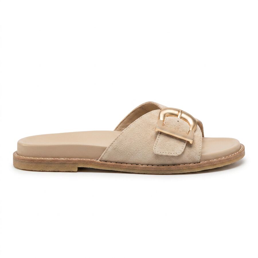 Carine Beige Slides