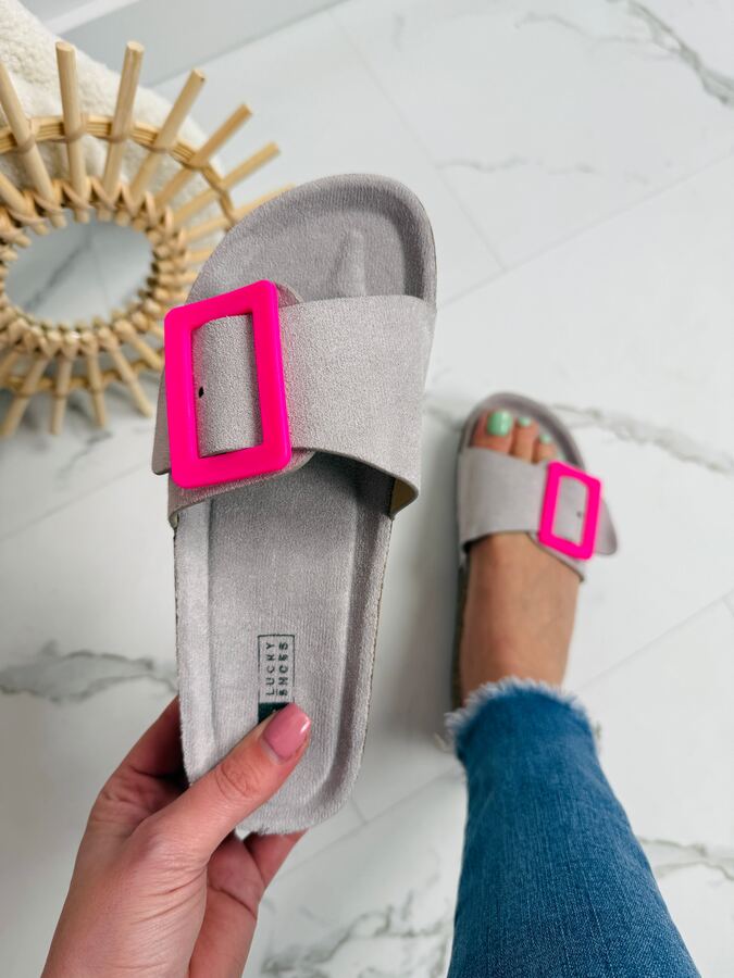 Clasp Grey Slides