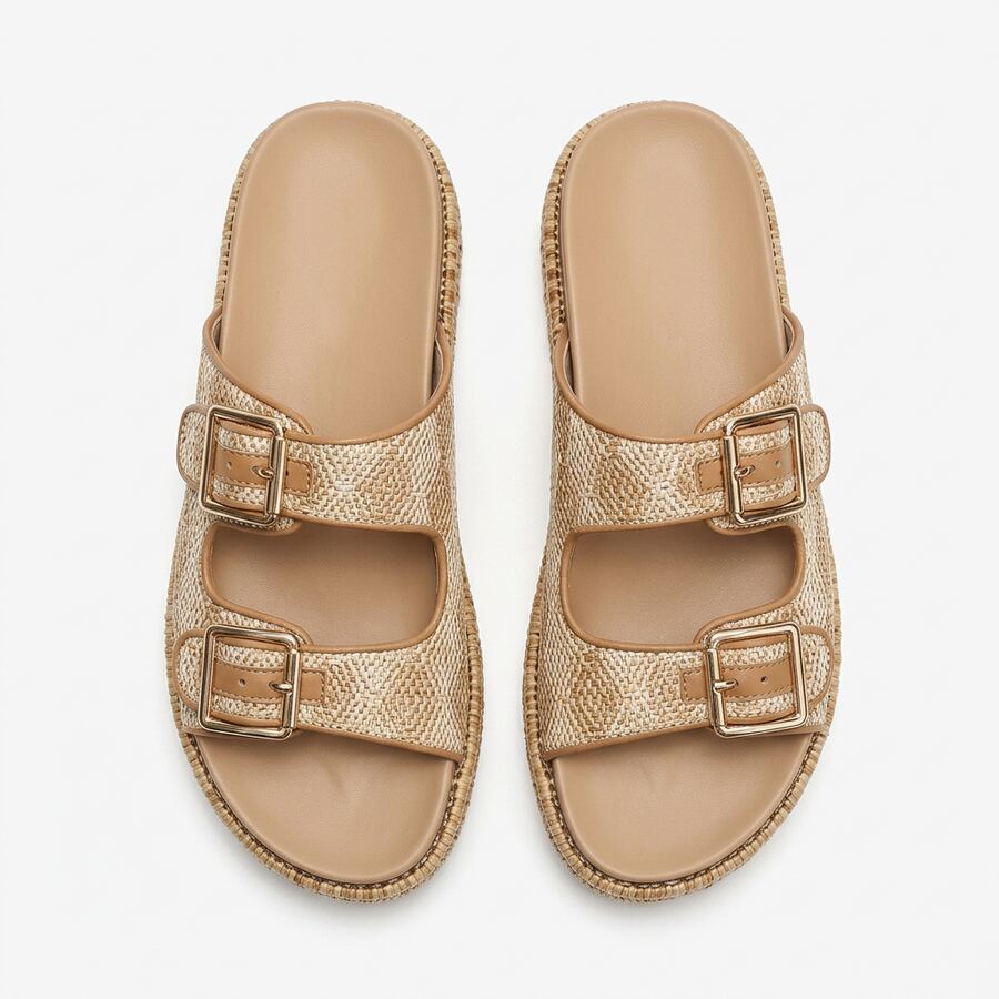 Soléa Beige Slides