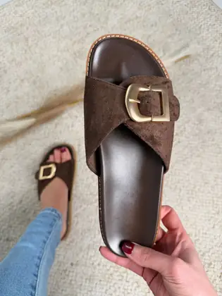 Mules Carine Marron