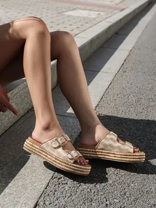 Mules Soléa Beige