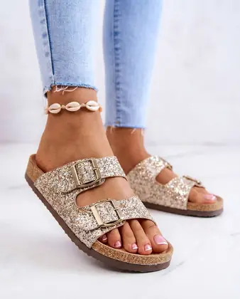 Mules Steffi Gold